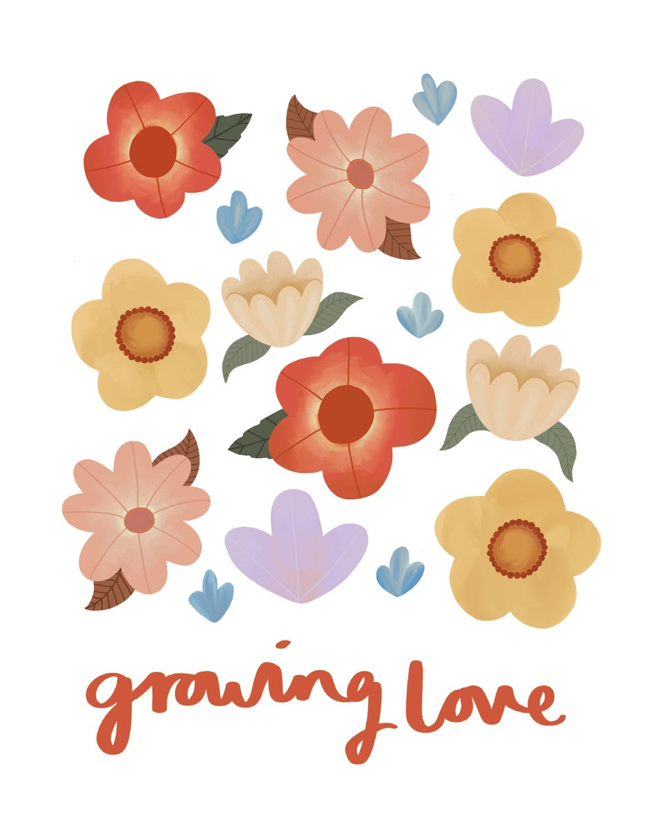 Growing love print