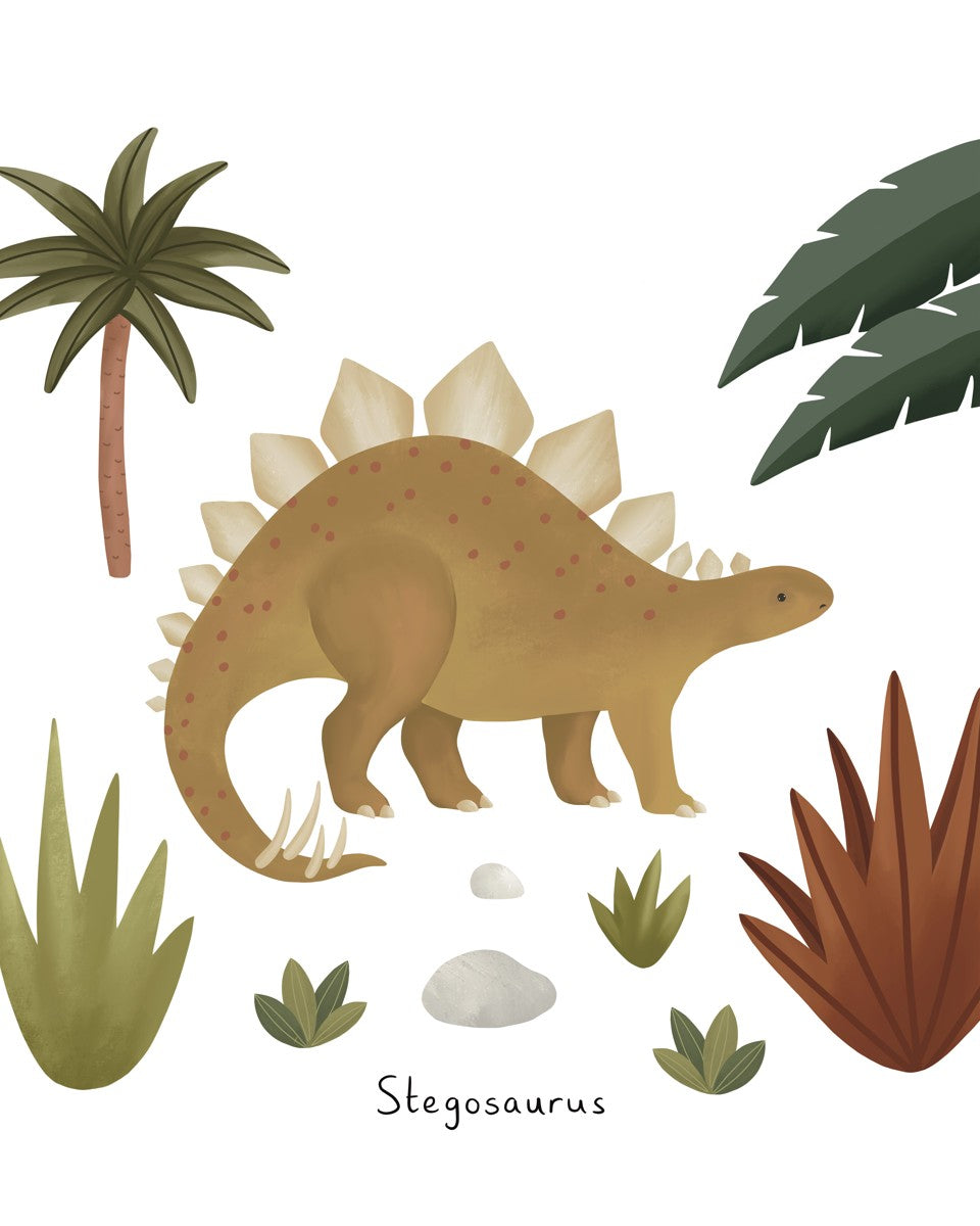 Stegosaurus print