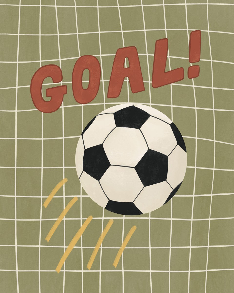 Goal in green