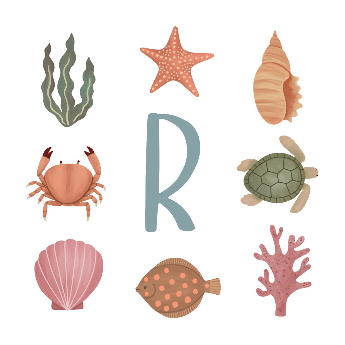 Under the Sea Initial print