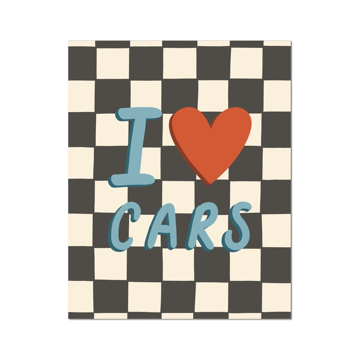 I love cars / Fine Art Print