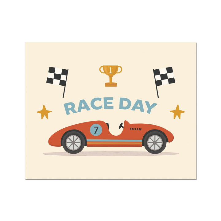 Race Day in red / Fine Art Print