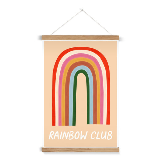 Rainbow Club / Print with Hanger