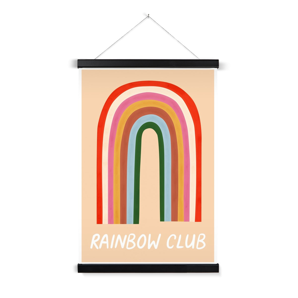 Rainbow Club / Print with Hanger