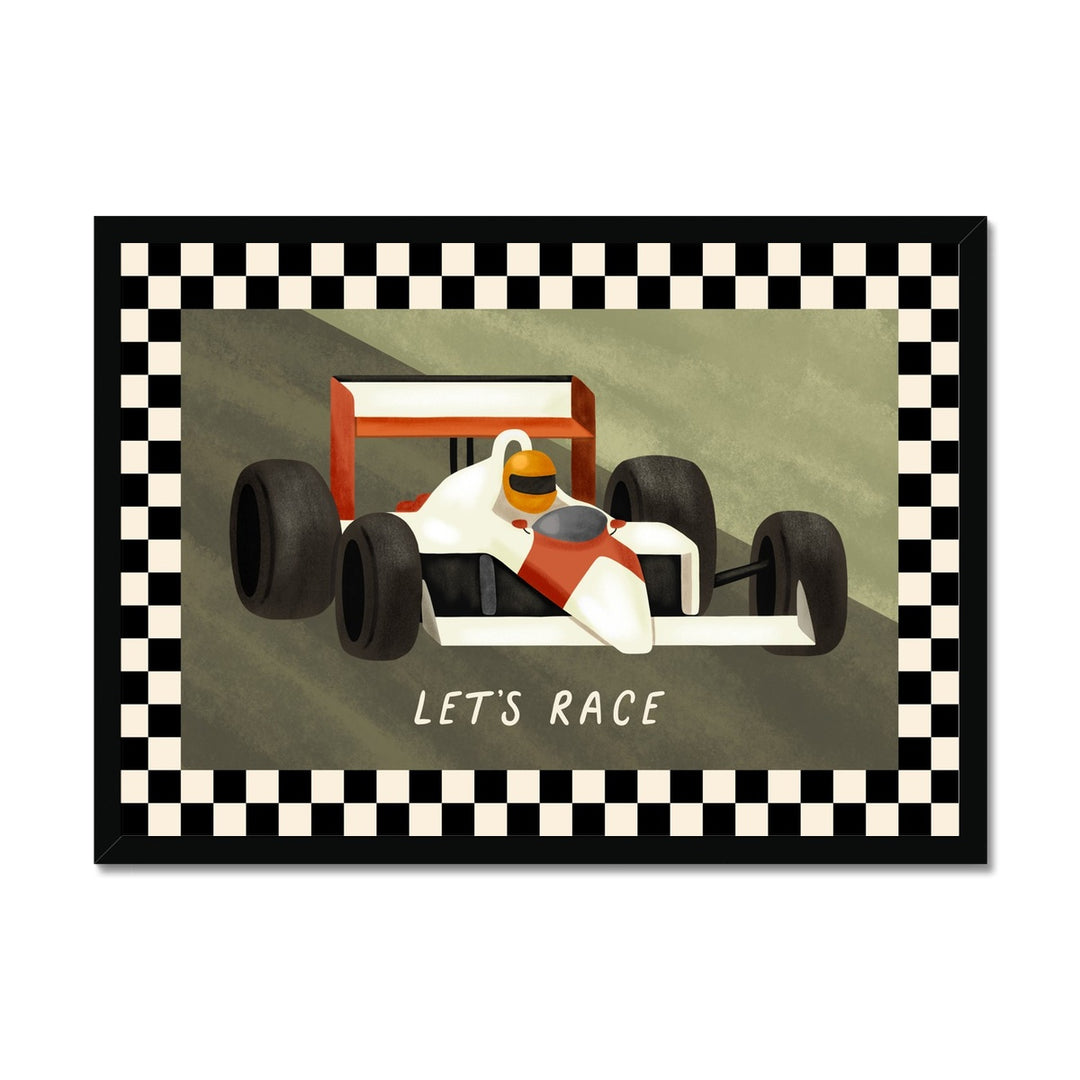 Let's Race / Framed Print