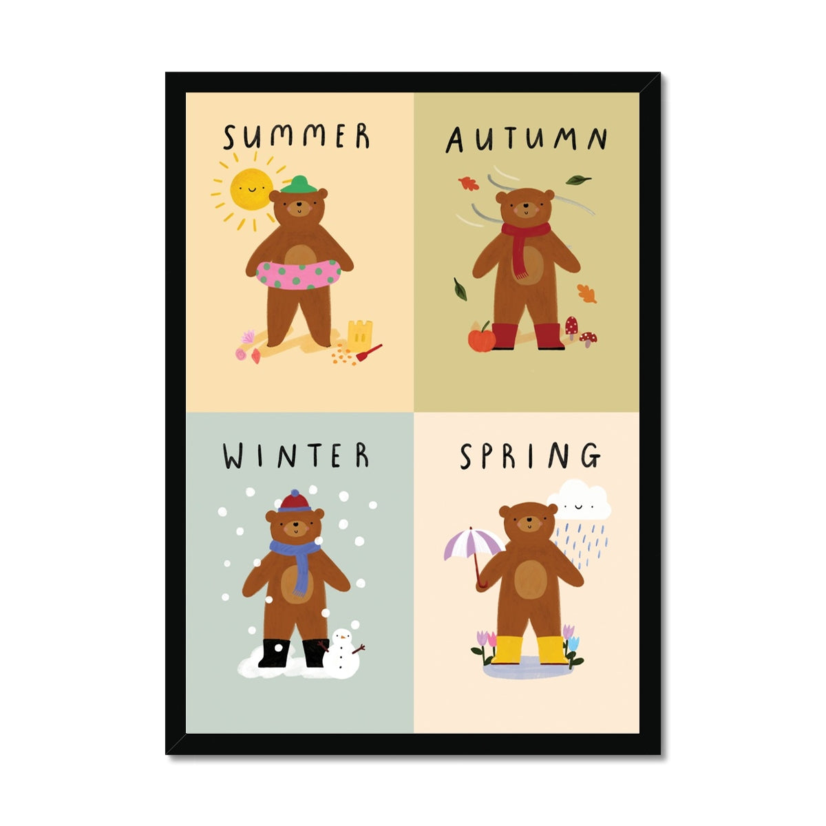 The Seasons / Framed Print