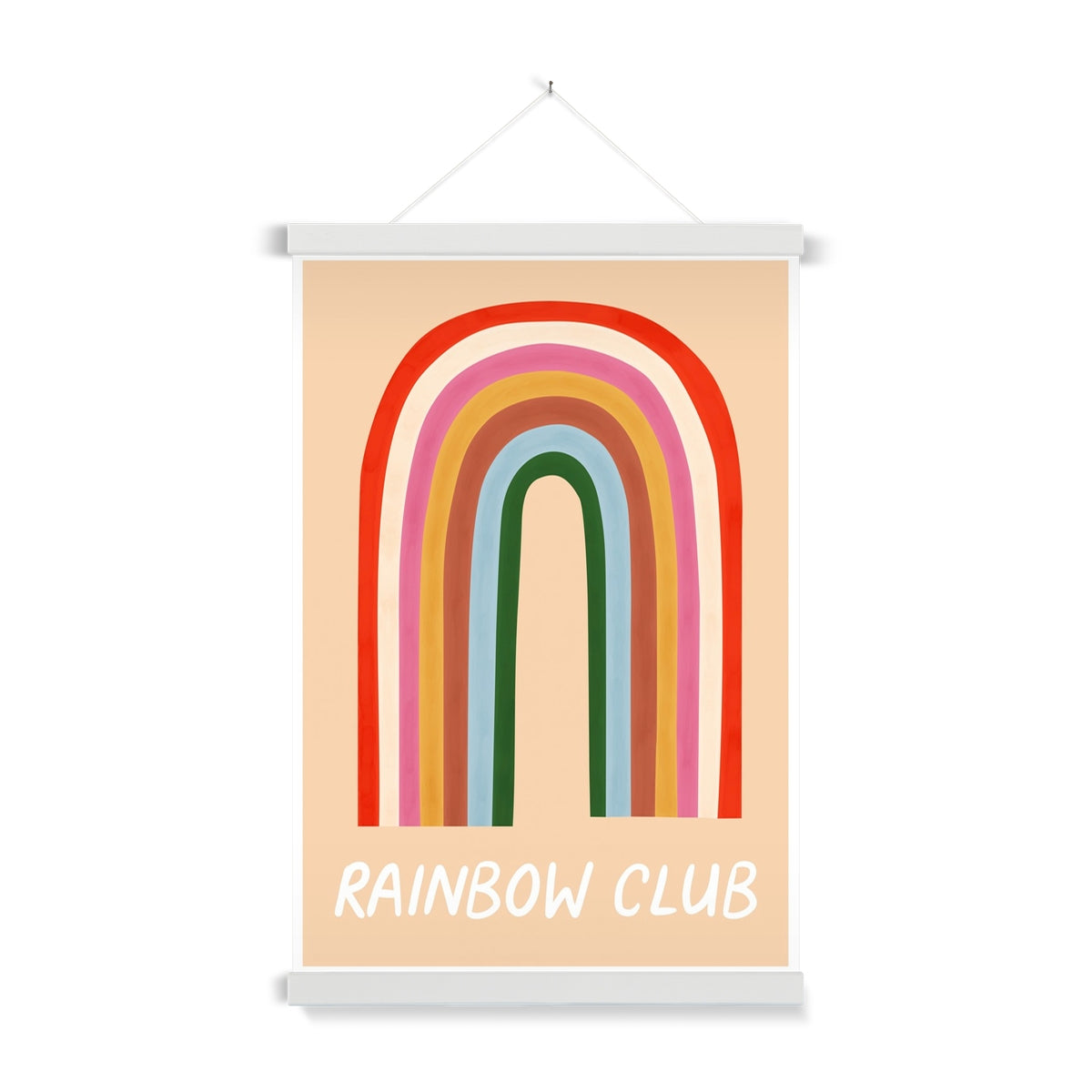 Rainbow Club / Print with Hanger