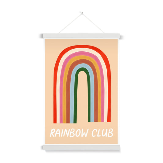 Rainbow Club / Print with Hanger