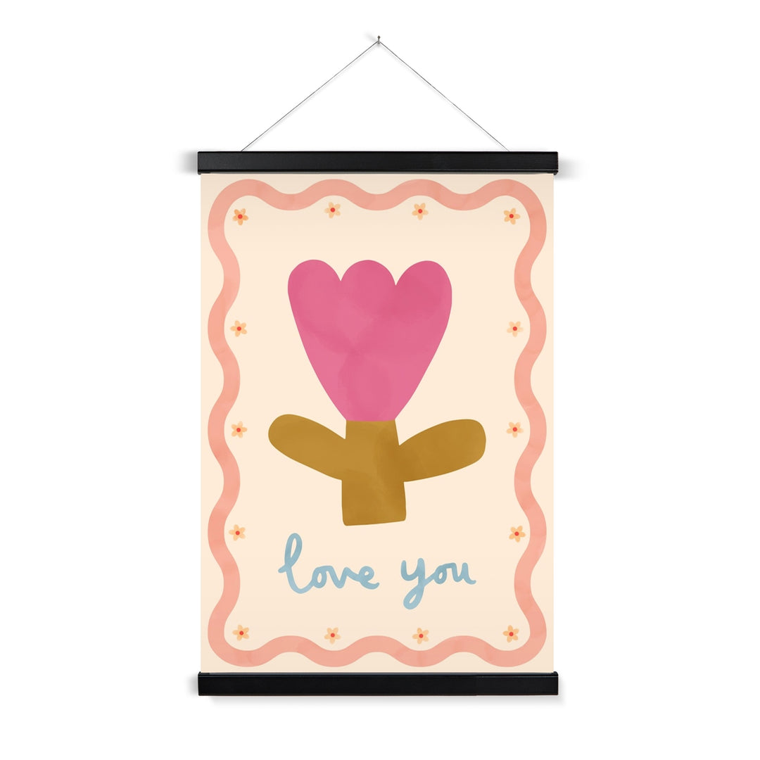 Love you / Print with Hanger