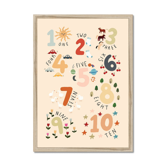 Counting / Framed Print