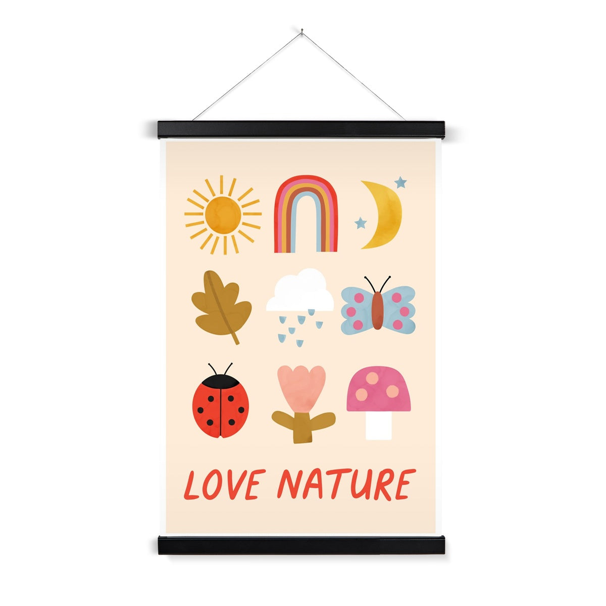 Love Nature / Print with Hanger