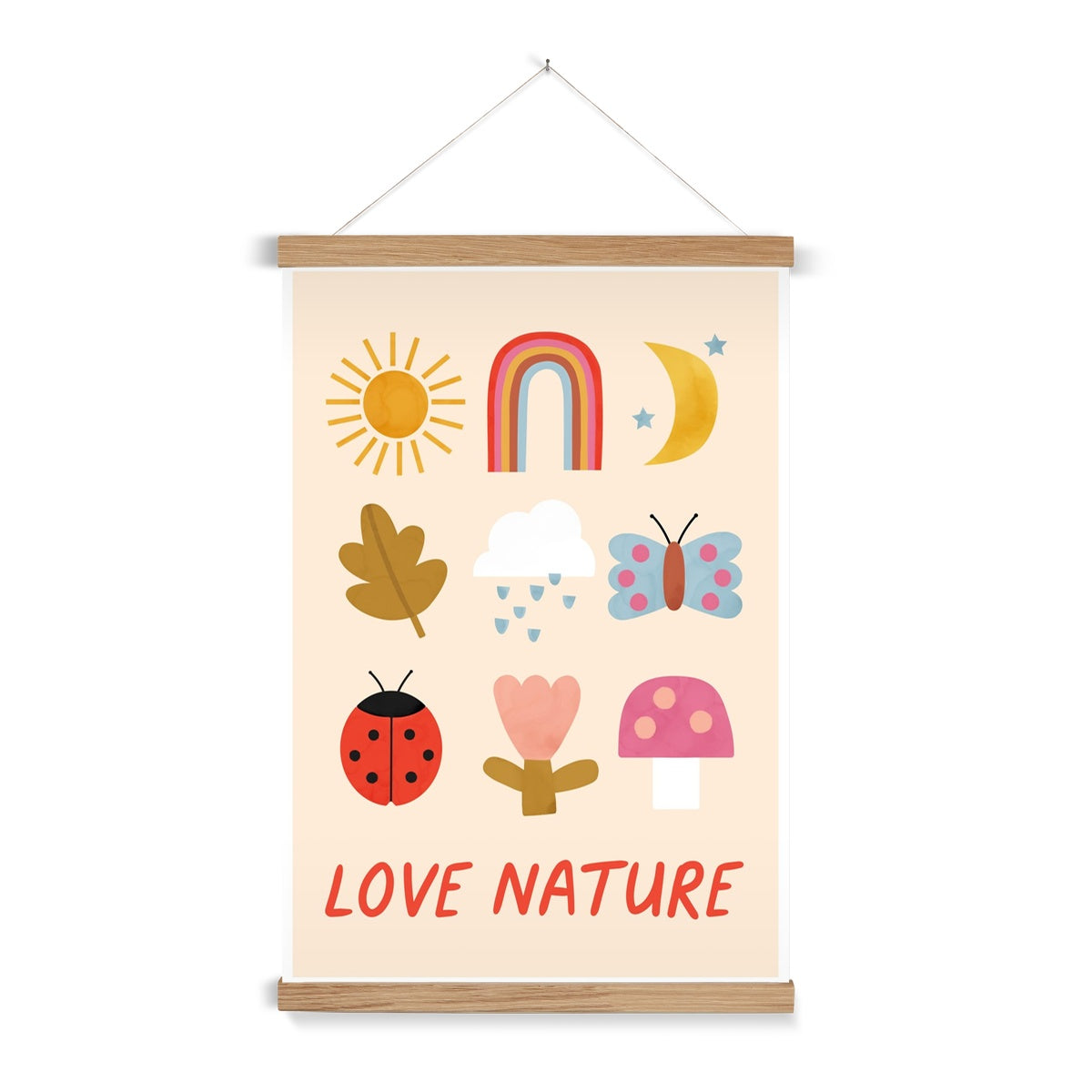 Love Nature / Print with Hanger