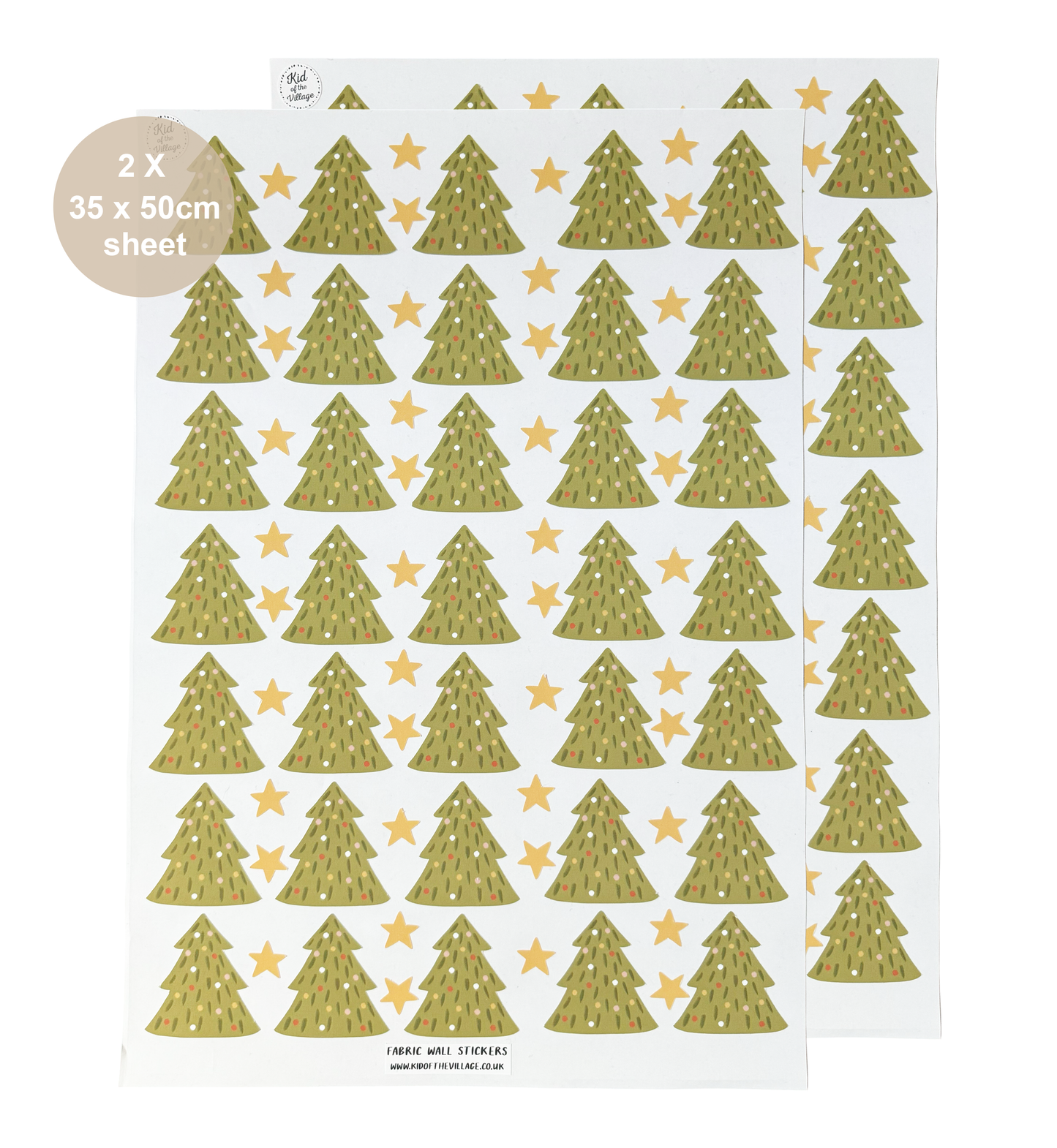 Christmas Tree / Fabric Wall Stickers