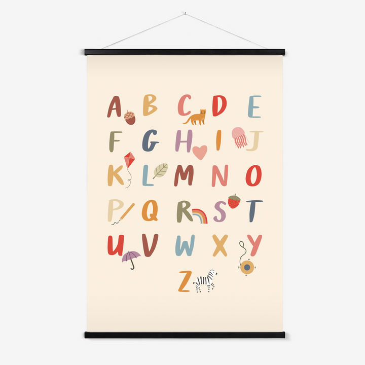 Colourful Alphabet / Print with Hanger