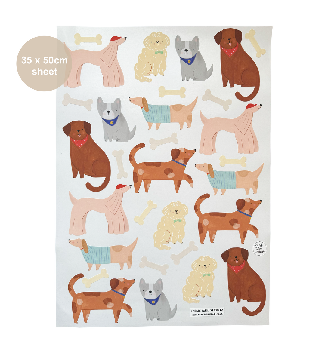 Dog / Fabric Wall Stickers