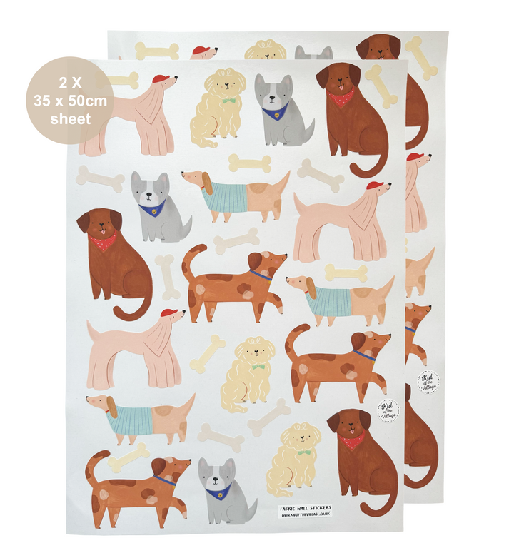 Dog / Fabric Wall Stickers