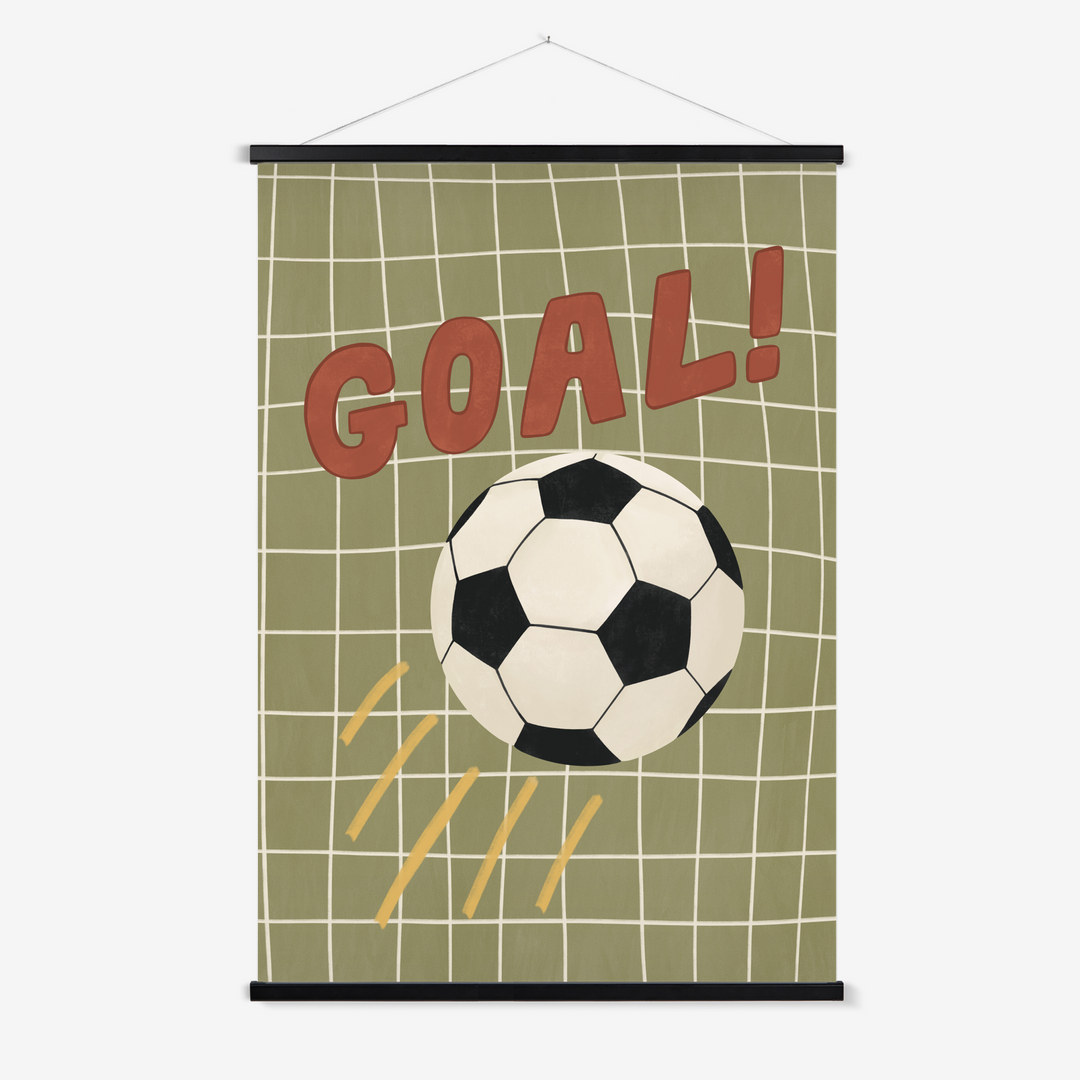 Goal in green / Print with Hanger