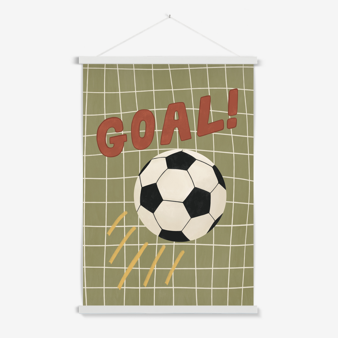 Goal in green / Print with Hanger