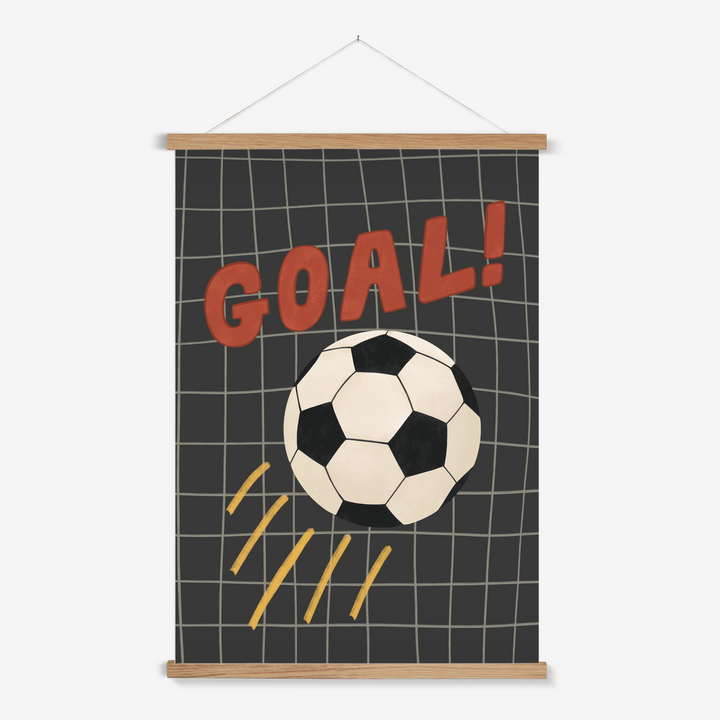 Goal in black / Print with Hanger