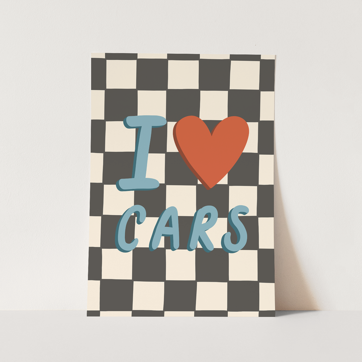 I love cars / Fine Art Print