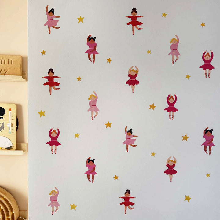 Ballerina / Fabric Wall Stickers