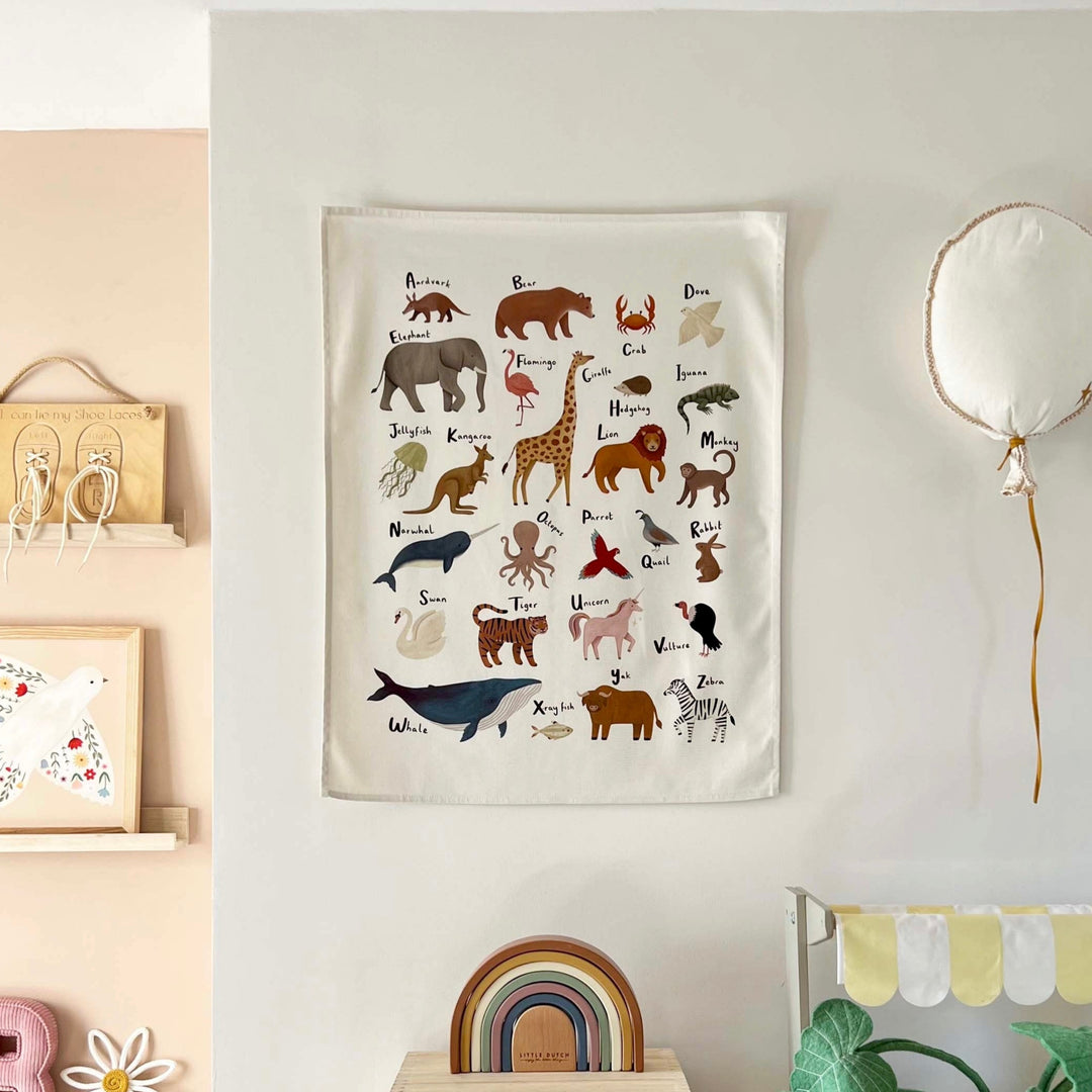 Animal Alphabet Wall Hanging