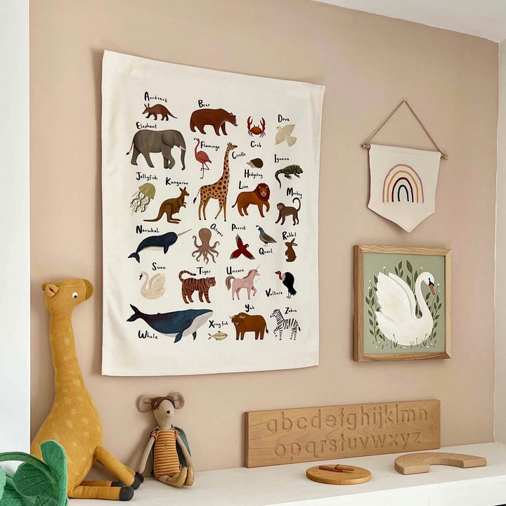 Animal Alphabet Wall Hanging