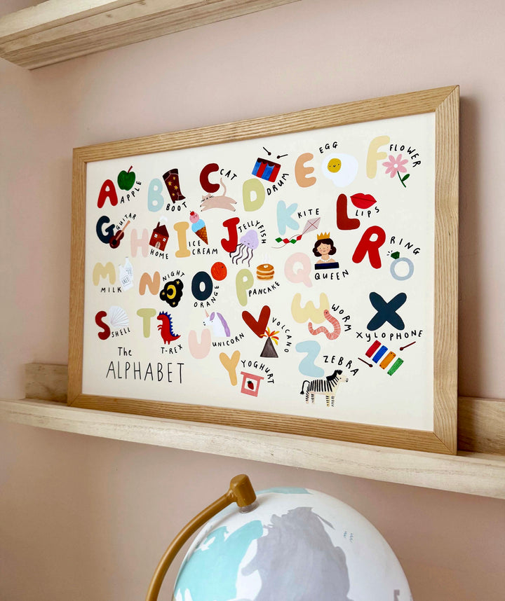 The Alphabet (US spelling) landscape / Fine Art Print