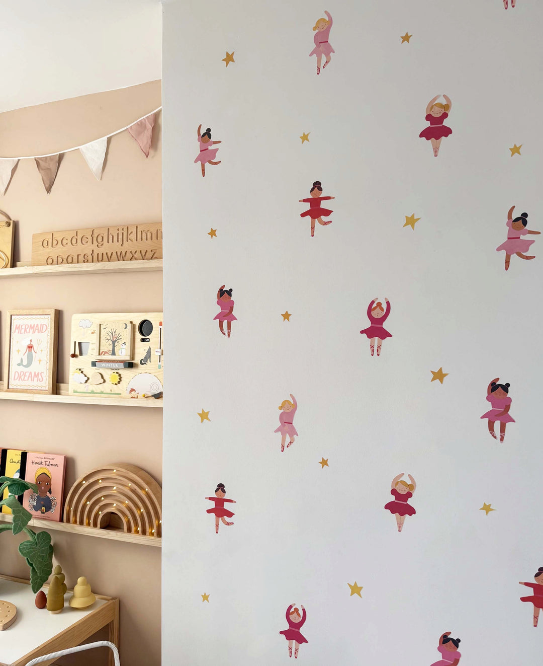 Ballerina / Fabric Wall Stickers