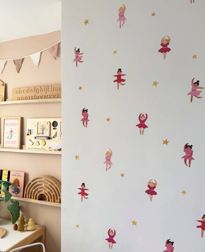 Ballerina / Fabric Wall Stickers