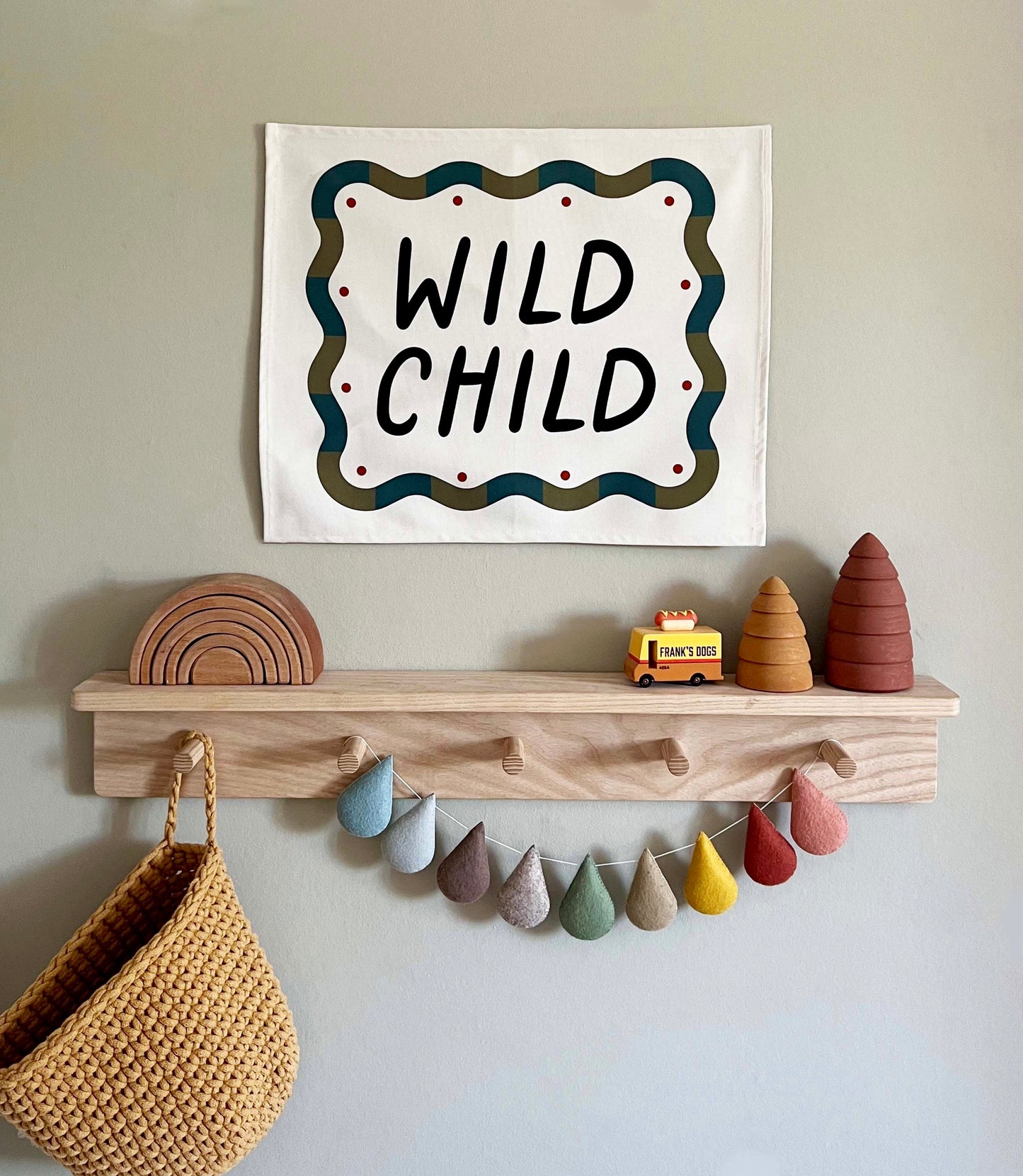 IMPERFECT SALE - Wild Child banner / black