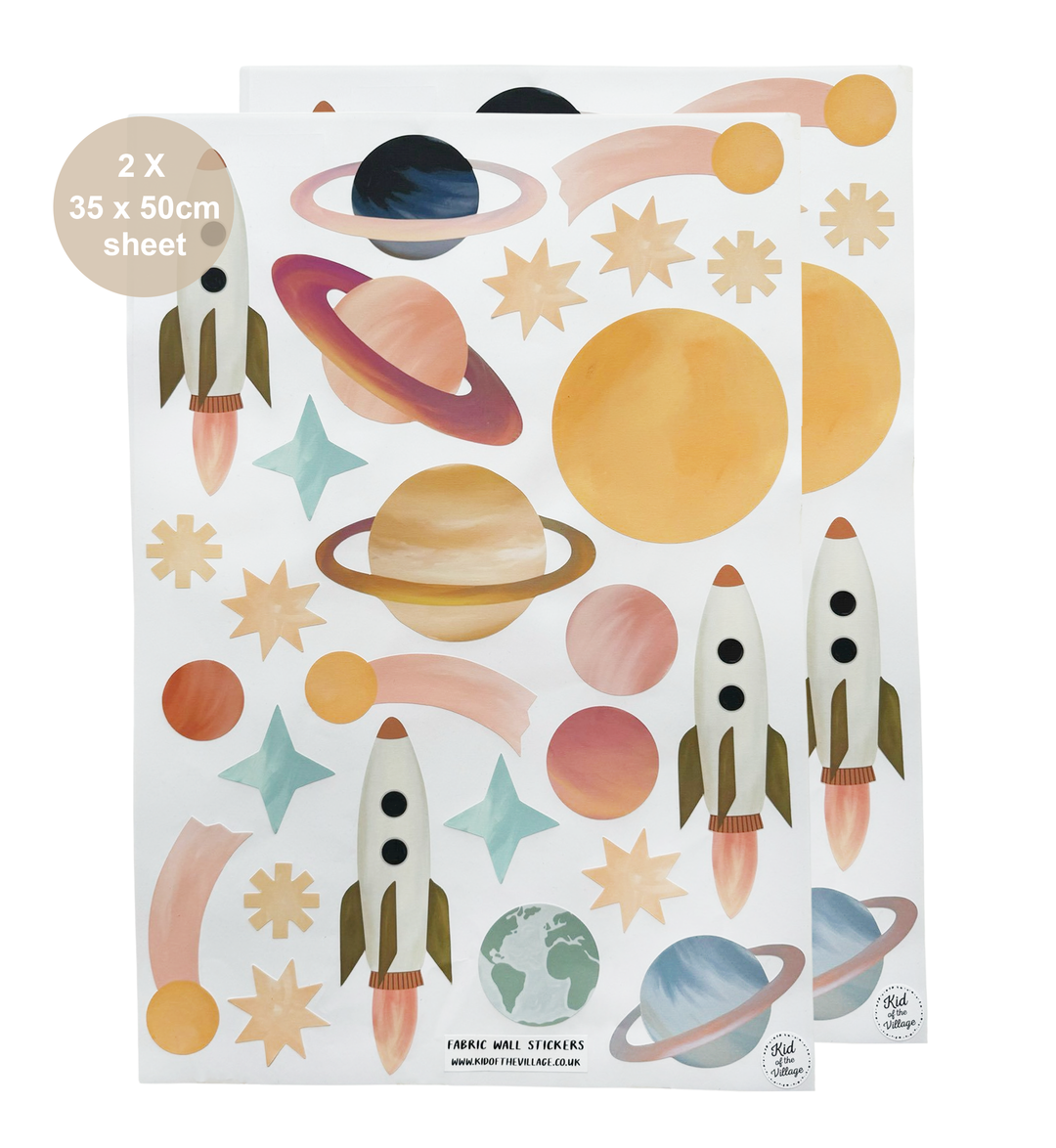 Space / Fabric Wall Stickers