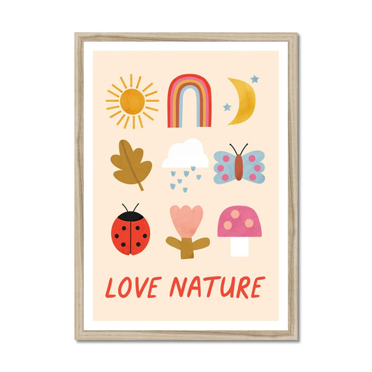 Love Nature / Framed Print