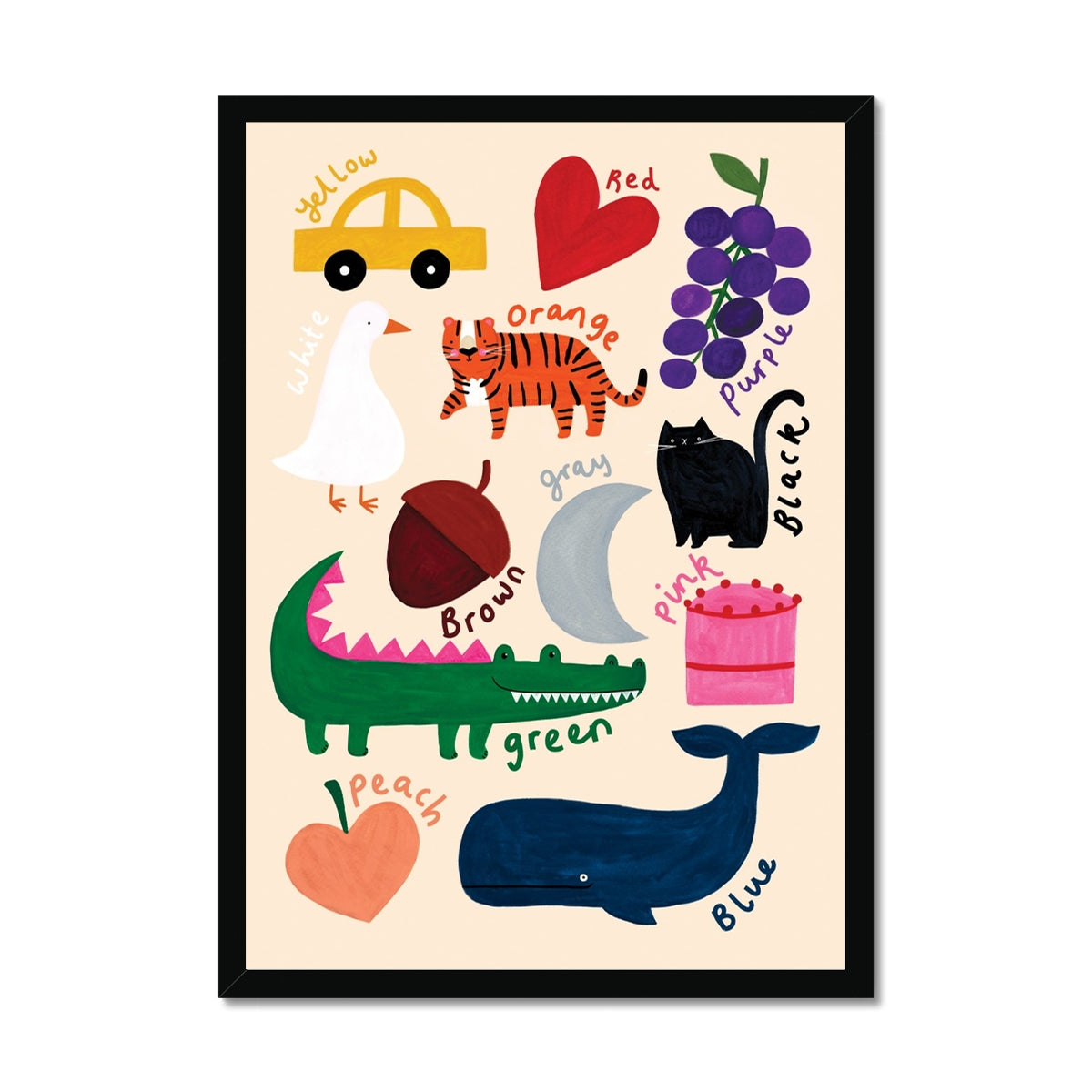 Colors (US spelling) / Framed Print