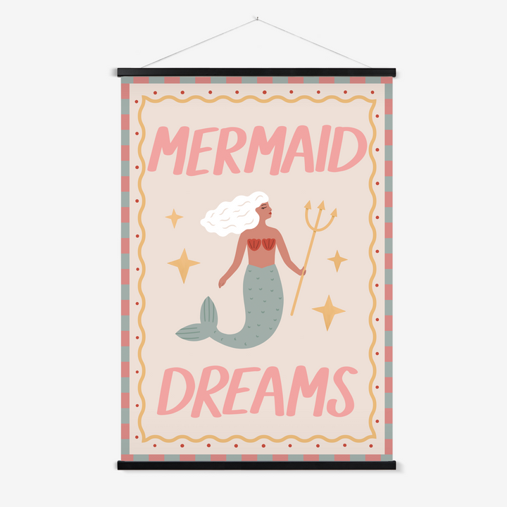 Mermaid Dreams / Print with Hanger