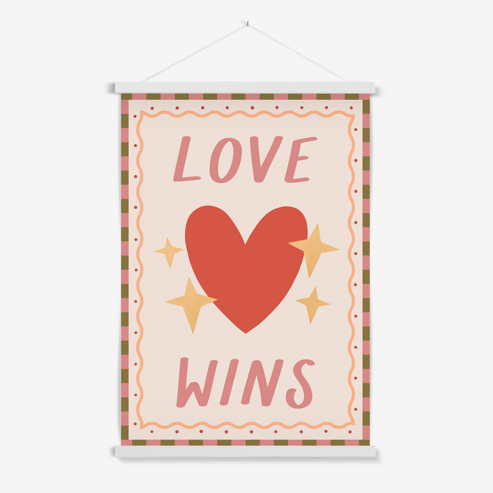 Love Wins / Print with Hanger