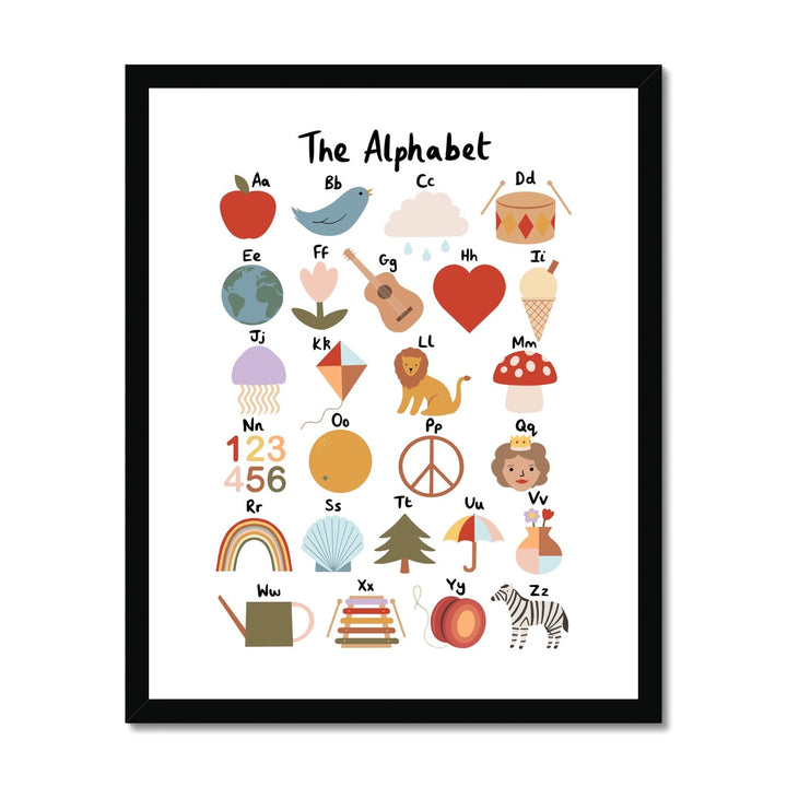 Alphabet / Framed Print