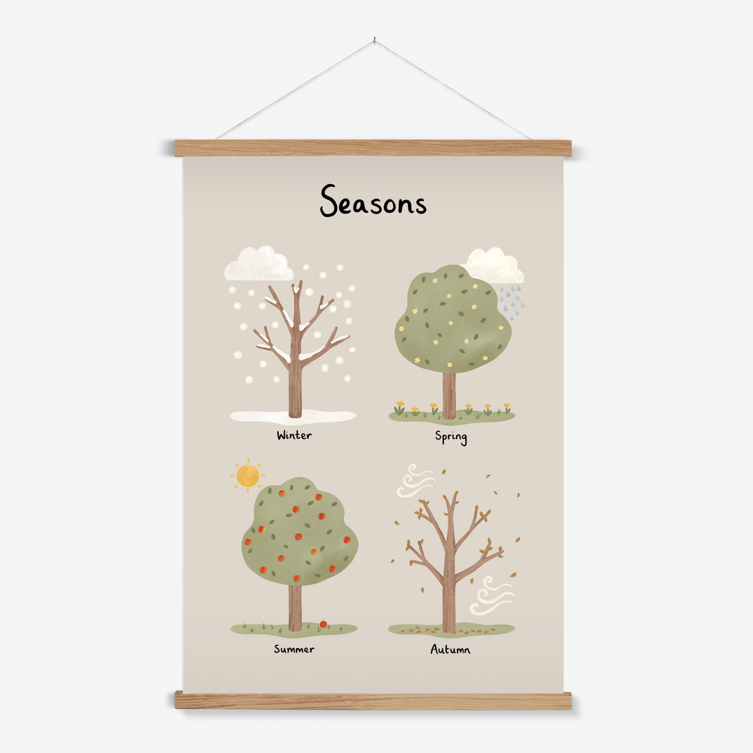 Seasons in stone / Print with Hanger