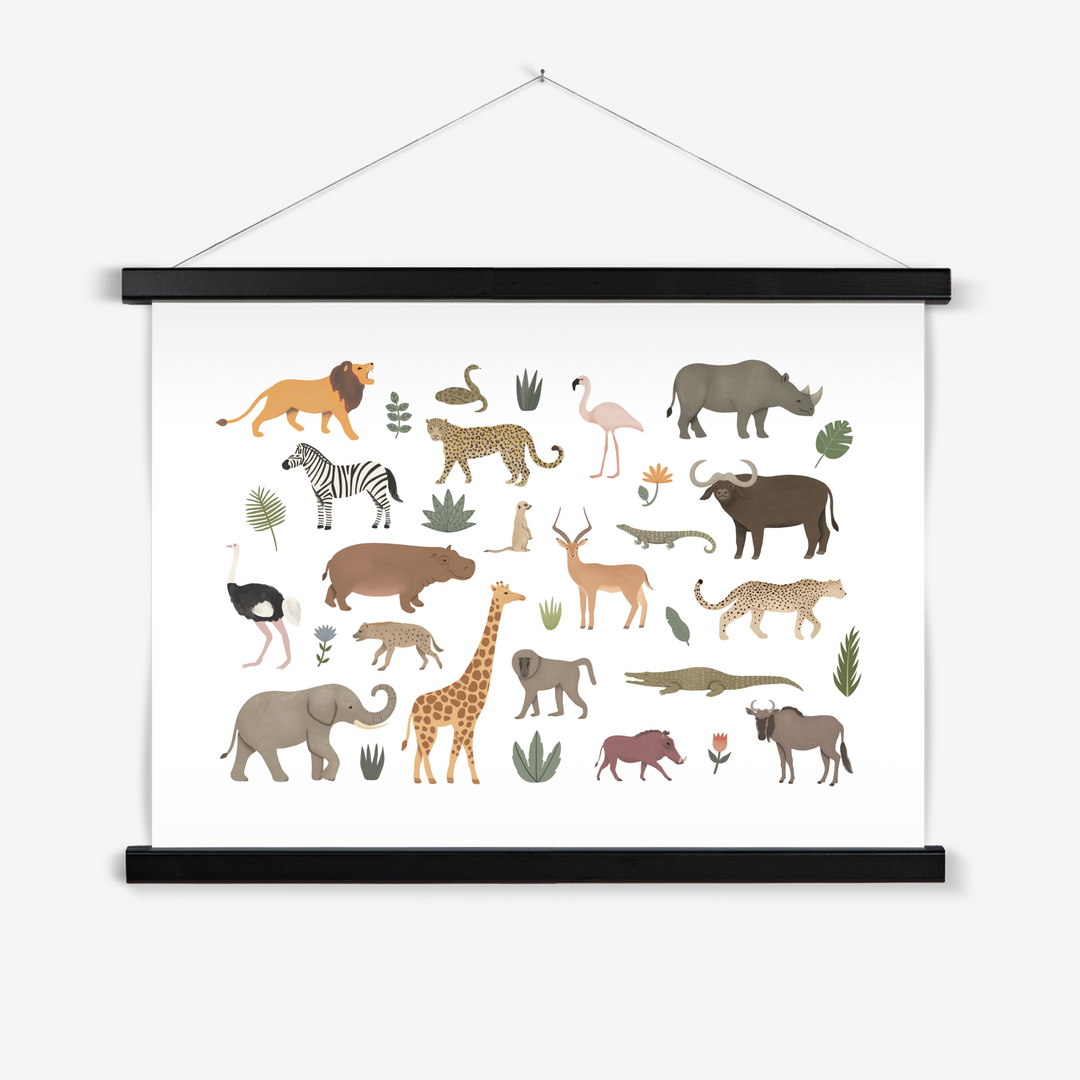 Safari animal / Print with Hanger