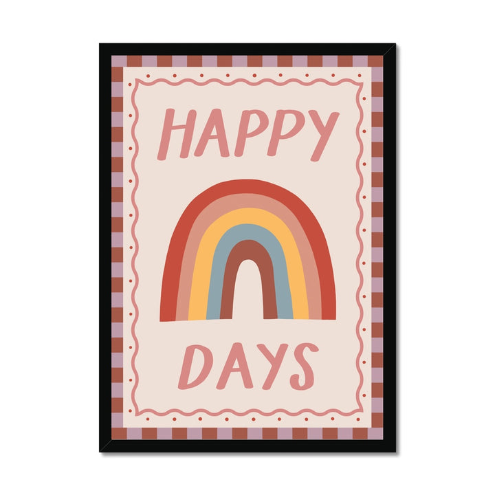 Happy Days / Framed Print