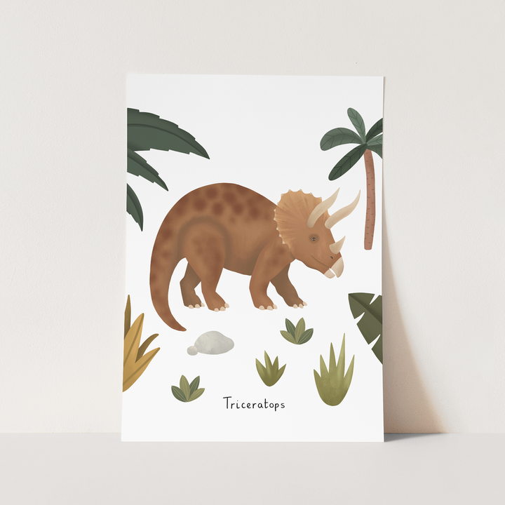 Triceratops / Fine Art Print