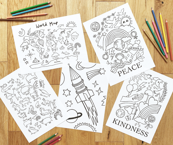 World Map Colouring Printable