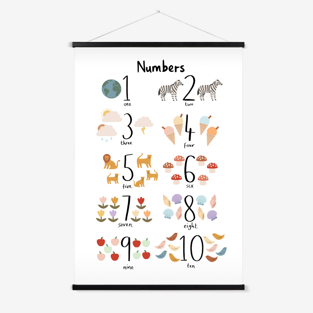 Numbers / Print with Hanger