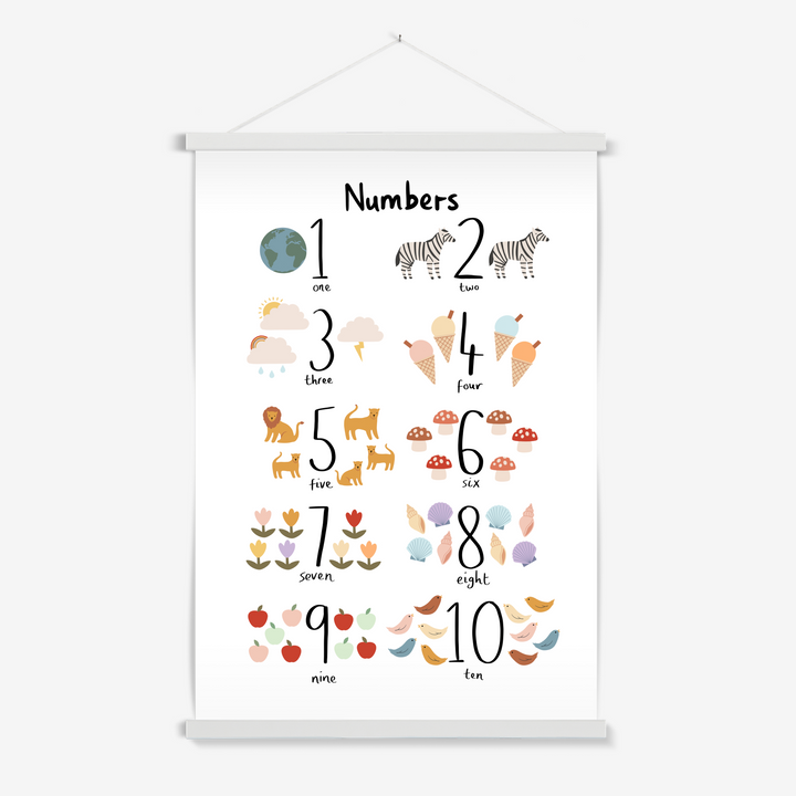 Numbers / Print with Hanger