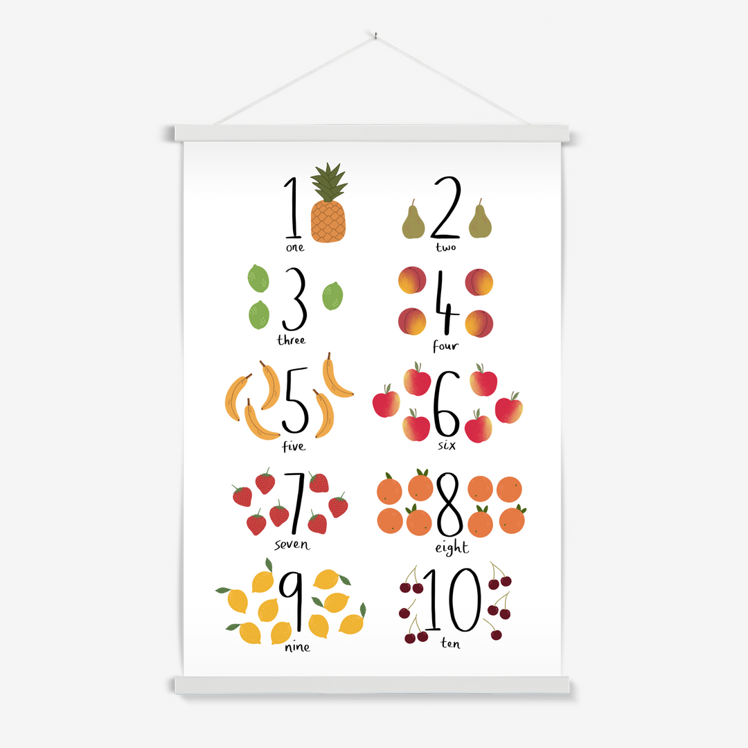 Counting fruit / Print with Hanger