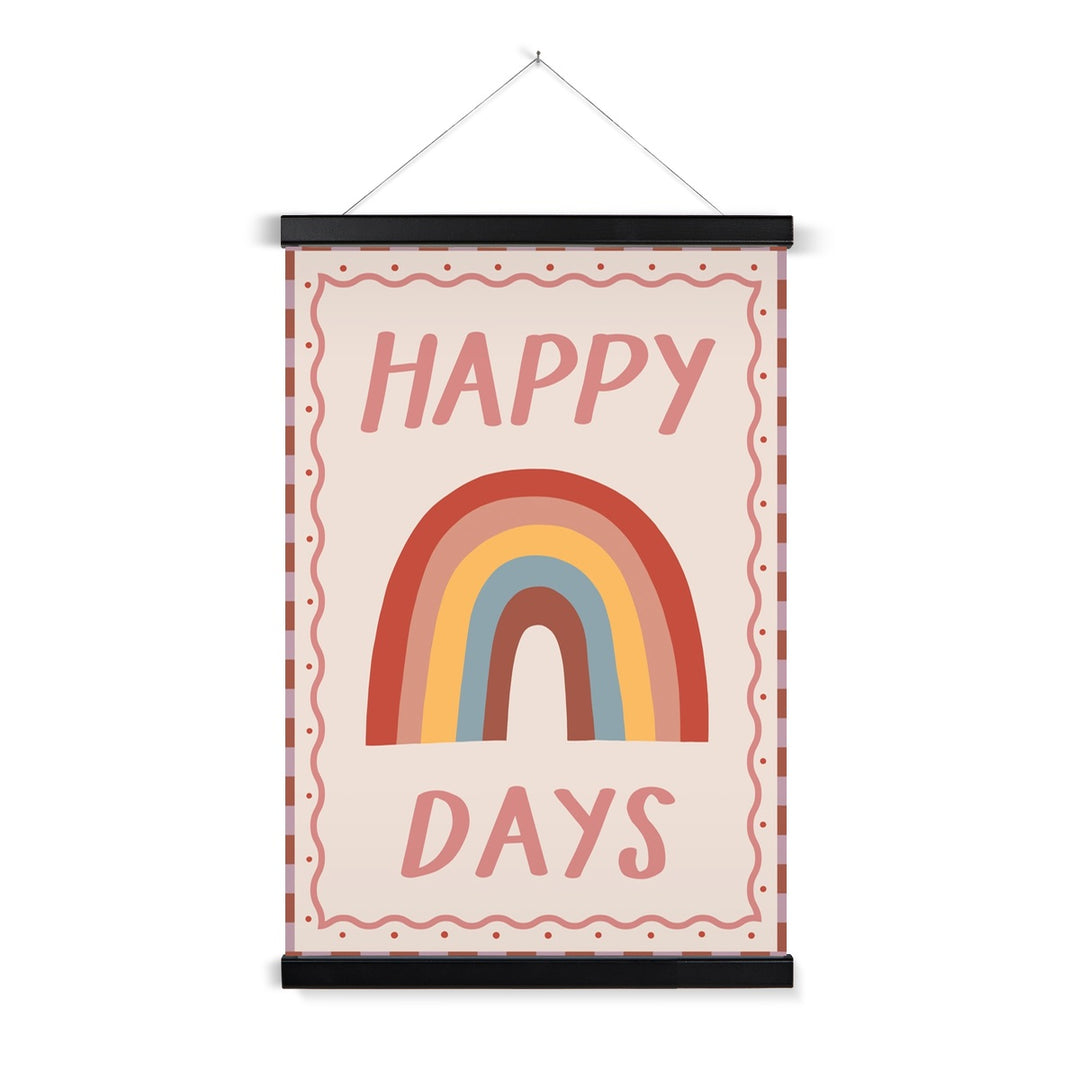 Happy Days / Print with Hanger