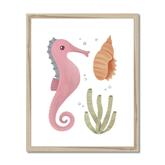 Seahorse / Framed Print