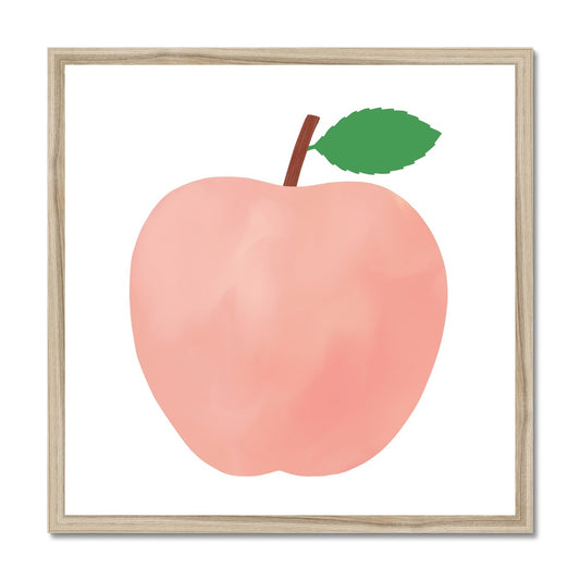 Pink Apple / Framed Print