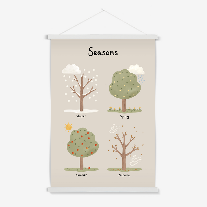 Seasons in stone / Print with Hanger