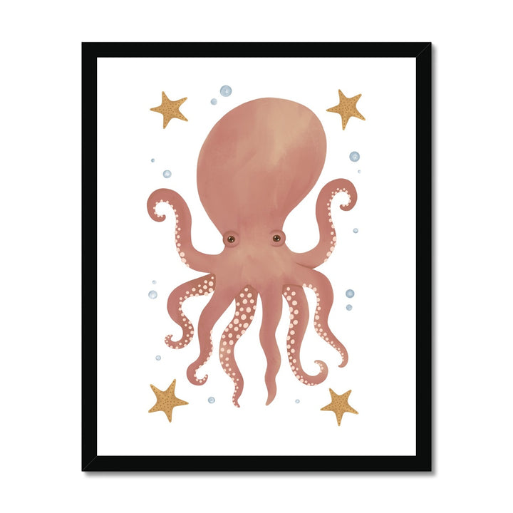 Octopus / Framed Print